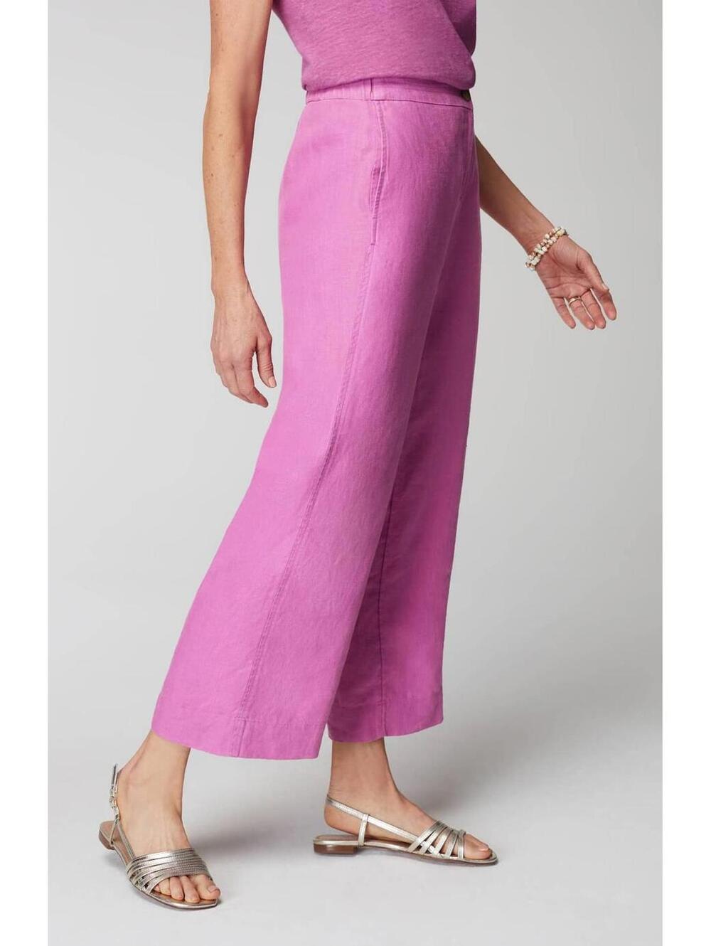 J.Jill Easy Linen Wide-Leg Crops - Picture 8 of 8